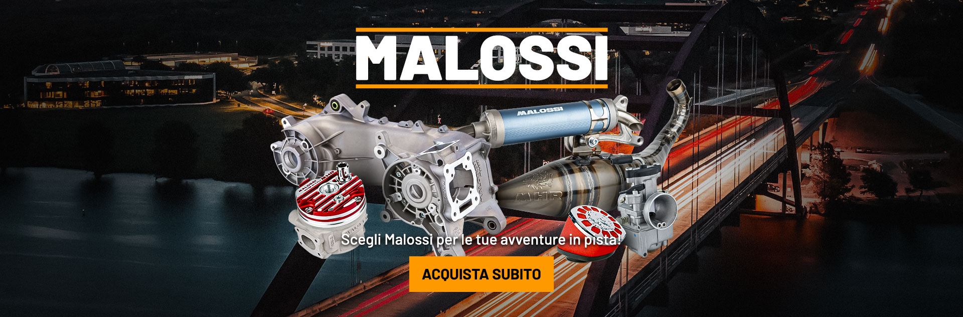 MALOSSI: Scegli Malossi per le tue avventure in pista!