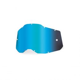 Lente di Ricambio a Specchio Blu Maschera 100% Racecraft Accuri Strata 2 Gen.