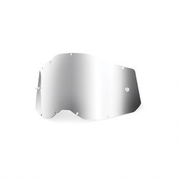 Lente di Ricambio a Specchio Argento Maschera 100% Racecraft Accuri Strata 2 Gen