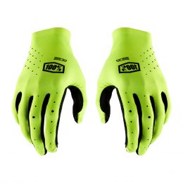 Motocross Gloves 100% SLING MX Fluo Yellow Black