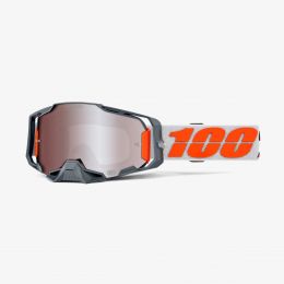 100% Armega Silber Spiegel Linse Hyper Silber Motocross Brillen