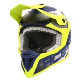 OFF-ROAD HELM ACERBIS LINEAR GELB / BLAU