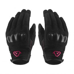 Women Motorcycle Gloves ACERBIS CE RAMSEY MY VENTED LADY Approved Black Pink