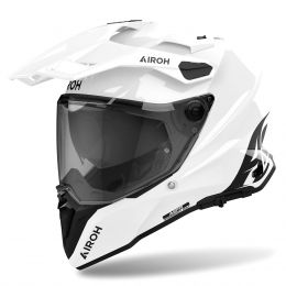 Dual Road Helmet AIROH Commander 2 White Gloss