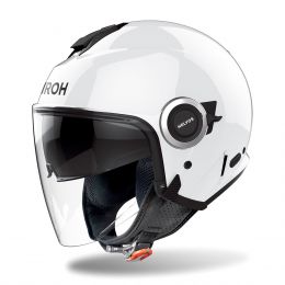 Jet Helmet AIROH Helyos White Gloss