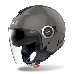 Jet Helmet AIROH Helyos Dark Grey Gloss