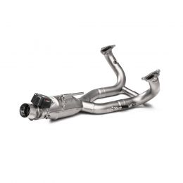 Collettore di scarico 2 in 1 Akrapovic E-B12H1T/1 titanio omologato