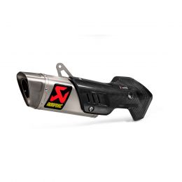 Akrapovic Slip-On Auspuff titan Ducati Multistrada 1200