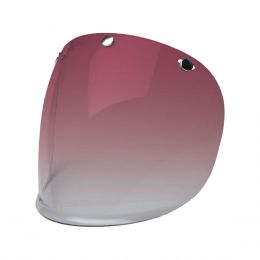 Visiera Casco Bell Custom 500 3 Bottoni Piatta Rosa Sfumato