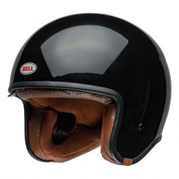 Jet Helmet Cafe Racer Bell Tx501 Glossy Black