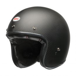 Casque Jet Cafe Racer BELL Custom 500 Carbon Noir Mat