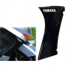 BRIXIAMOTO CARÉNAGE LATÉRAL NOIR DX ORIGINAL + LOGO YAMAHA BLANC TMAX '01 / '07