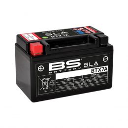 BS BATTERY PRECHARGED SLA BTX7A YTX7A-BS