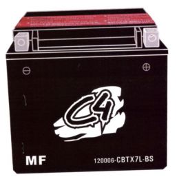 BATTERIE DE MOTO C4 120019