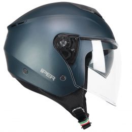 Jet Helm CGM 126A IPER MONO Satin-Petrol