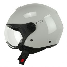 Casque Jet CGM 167A FLO MONO Gris Cendré Visière Profilé