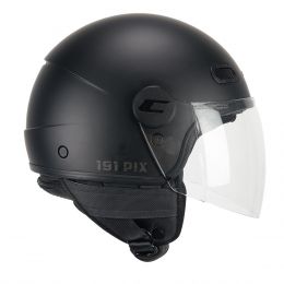 Casque Jet CGM 191A PIX MONO Noir Mat Longue Visière