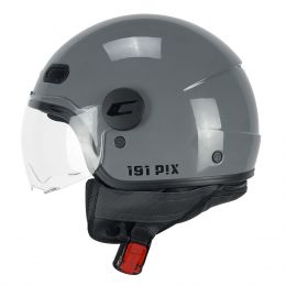 Jet Helmet CGM 191A PIX MONO Grey Shaped Visor