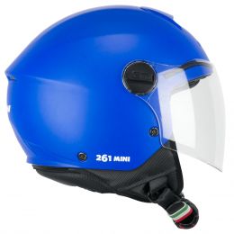 Casque Jet de Moto Enfant CGM 261A MINI MONO Bleu Opaque