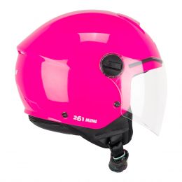 Kinder Jet Helm CGM 261A MINI MONO Fuchsie