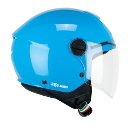 Casco Jet Bambino CGM 261A MINI MONO Celeste