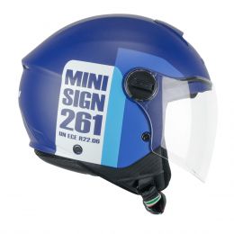 Casque Jet de Moto Enfant CGM 261X MINI SIGN Bleu Ciel