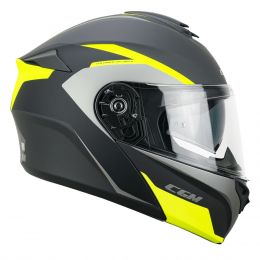 Modular Helm CGM 568G BER DRESDA Graphit Matt Fluo Gelb