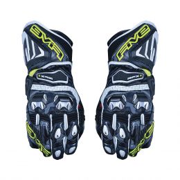 Gants Moto FIVE RFX1 Été Cuir Replica Camo Fluo Jaune