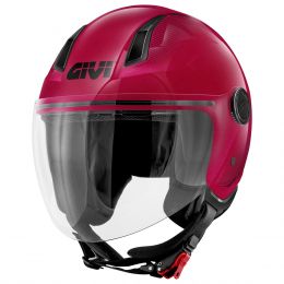 Demi Jet Helmet GIVI 11.7 Solid Burgundy