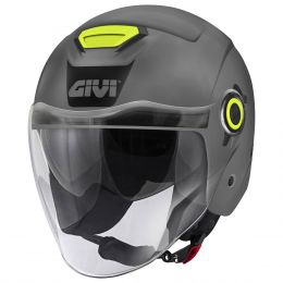 Casco Jet GIVI 12.5 Solid Grigio Lucido