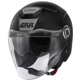 Jet Helmet GIVI 12.5 Solid Matt Black