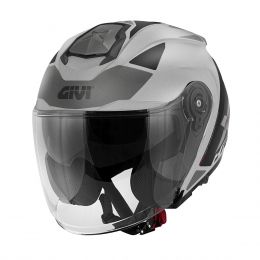 Casco Jet GIVI X25 Target Titanio Opaco Nero