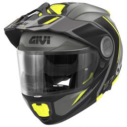 Casco Modulare GIVI X27 Tourer Graphic Titanio Opaco Giallo