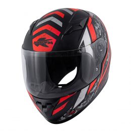 Casco moto bambino KAPPA KJ04 Evo Prox nero opaco rosso