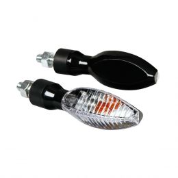 Lampa Kinesis 10W Clignotants Moto Noir approuvés lentille blanche