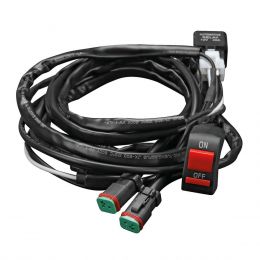 Kit de câblage de lampe pour phares de moto 12V