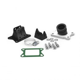 Kit de collecteur incliné Malossi X360 D 21/24.5 de 27 mm de longueur pour Derbi et AM6