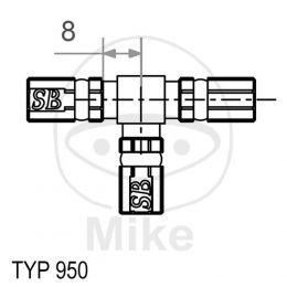 BREMSLEITUNGSTEILER MATTHIES 26-395001