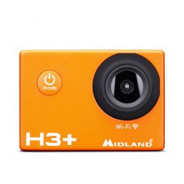 MIDLAND H3+ Caméra d'action Full HD Wi-Fi avec support et boîtier étanche
