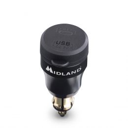 BMW DIN type adapter with dual USB and fast USB Type C charger