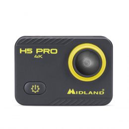 MIDLAND H5 PRO 4K Wi-Fi Action Cam with support and Waterproof Case