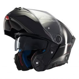 Modular Helmet MT Helmets Atom 2 SV Solid A1 Black Gloss