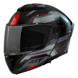 Modular Helm MT Helmets Atom 2 SV Bast D5 Schwarz Grau Matt