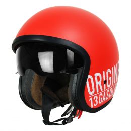 CASQUE DEMI JETORIGINE SPRINT GASOLINE 13 ROUGE