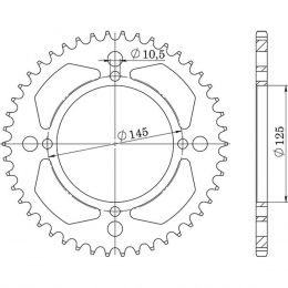 CORONA IN ACCIAIO PASSO 520 - Z 42 DENTI (DIS.12505)