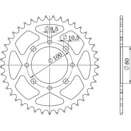 CORONA IN ACCIAIO PASSO 520 - Z 41 DENTI (DIS.14312)