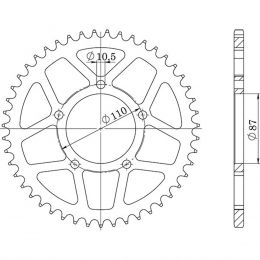 CORONA IN ACCIAIO PASSO 530 - Z 45 DENTI (DIS.14601)