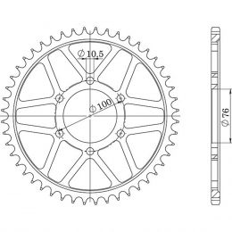 CORONA IN ACCIAIO PASSO 530 - Z 42 DENTI (DIS.14902)