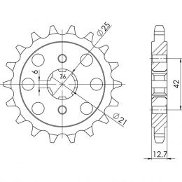 PIGNONE PASSO 530 - Z 17 DENTI (DIS.20502)