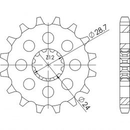 PIGNONE PASSO 530 - Z 18 DENTI (DIS.24601)